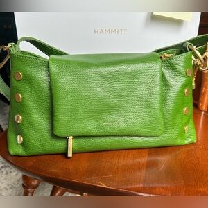 EUC HAMMITT Palm Green VIP Satchel Crossbody